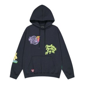 예스아이씨 후드티 Y.E.S Lightning Bea Hoodie Chacoal 359758