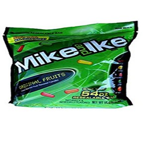 54 Ounce Mike & Ike Chewy Assoted Fuit Flavoed Candies 54 54온스 Mike & Ike Chewy 과일 풍미 캔디 54온, 1개, 1.53kg