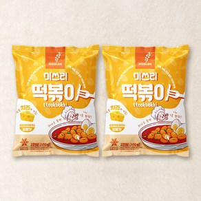 미쓰리 떡볶이 밀키트 치즈떡 1+1, 2개, 450g