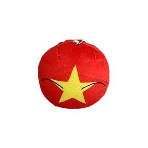 컨트리볼 컨트리 볼 봉제 Polandball 펜던트 어린이를 위한 크리스마스 10cm, 9) Vietnam