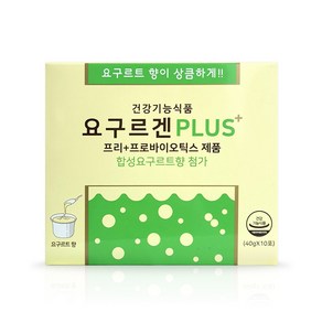 [본사직영] 일본 프리미엄 장건강 유산균 요구르겐플러스, 40g/400g/10포, 400g, 1개