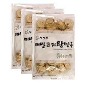 봉평 메밀 고기 왕만두 1.5kgx2봉(60gx50개)