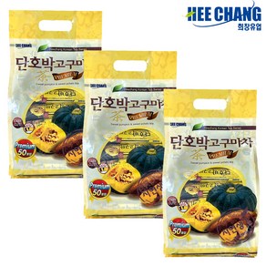 희창 단호박 고구마차 50T X 3개(150T) 일회용 율무차 국산차, 18g, 50개입, 3개