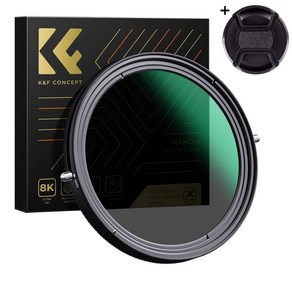 K&F Concept 86mm NANO-X 가변 ND2-32+CPL 2-in-1 (캡포함) ND2-ND32+CPL Fader Filter + Cap