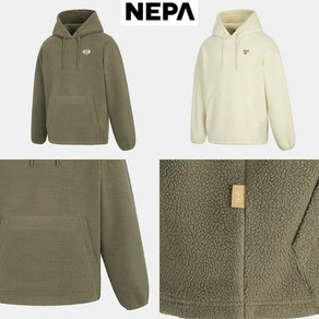 네파 부드럽고 따뜻한 플리스 소재로 뛰어난 보온성과 편안한 착용 C-TR SHEEP NEPA 플리스 후드 티셔츠(루즈핏) 7IF6074