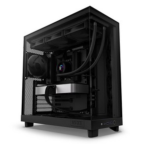 [NZXT] H6 Flow [미들타워] [매트 블랙], 선택하세요