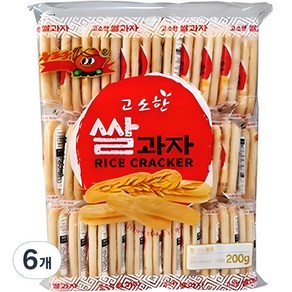 고소한 쌀과자, 200g, 6개