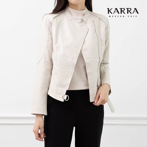 KARRA (77까지)집업페이크레더자켓_A3F0429