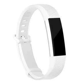 Fitbit Alta HR 용 시계 밴드 스트랩 팔찌 교체 액세서리 실리콘 손목, [04] Fo Alta HR L Size, [01] white