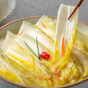 [운림가 54년전통] 국내산 백김치 / 아삭시원 깔끔한 맛이 일품인 전라도김치, 1개, 2kg