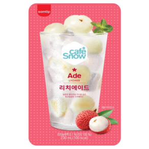 카페스노우 리치에이드 230ml x 20개