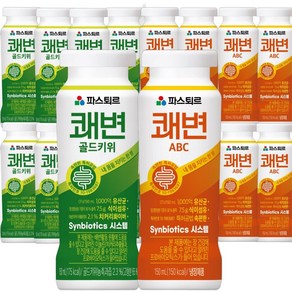 파스퇴르 쾌변 요구르트 150ml 혼합16입(골드키위 8입+ABC 8입)