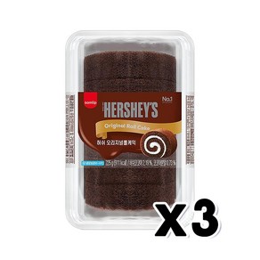 허쉬 오리지널롤케익 베이커리빵 225g x 3개