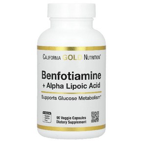 CGN 벤포티아민 알파리포산 고약사 약들약 Benfotiamine 150mg 90캡슐, 90정, 1개