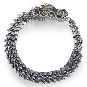 Exaggerated Dragon Bracelet Jewelry Gifts for Men Dragon Link Chain Wristband