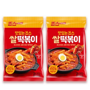 죠스 쌀떡볶이 (파우치), 363g, 2개