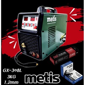 메티스 멀티 복합 용접기 DY-250 + GX-308L 스텐 (논가스용) 3Kg 1.2mm 논가스 용접기 5 IN 1 다기능, 1개