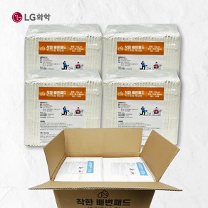 디어독 프리미엄 개별 박스 포장 국내 원료 제작 익스트림 배변패드 76x60cm 72g, 4개, 30개입