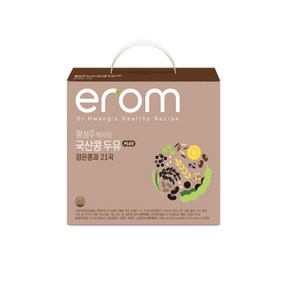 이롬 황성주 국산콩 두유 PLUS 검은콩과 21곡, 190ml, 16개, 16개