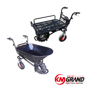 [케이엠그랜드] 운반차 KMT-P180 사각프레임방식 버켓방식 리어카 적재 120kg, 4. 운반차 셋트2 (배터리2개+충전기+버켓), 1개