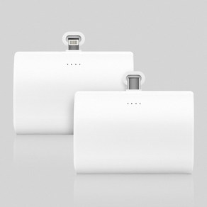 비즈 2in1 일체형 도킹형 미니 보조배터리 10000mAh C타입 8핀 대용량, BZ-PM100C(도킹C타입)