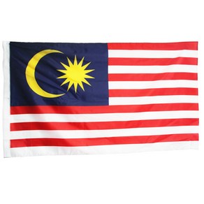 말레이시아 국기 대형 깃발 malaysia national flag 게양기 응원, 1개