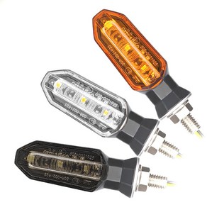 락모터스 오토바이 12V LED 윙카 방향지시등 안개등 미등 윙커 램프 턴시그널 전동킥보드 바이크, 2개, 블랙