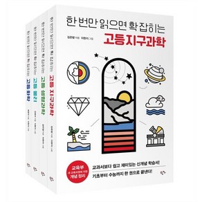 한 번만 읽으면 확 잡히는 고등 과학 시리즈 : 한번만 읽으면 확 잡히는 고등화학 + 한번만 읽으면 확 잡히는 고등생명과학 + 한번만 읽으면 확 잡히는 고등..., 한언, 과학영역