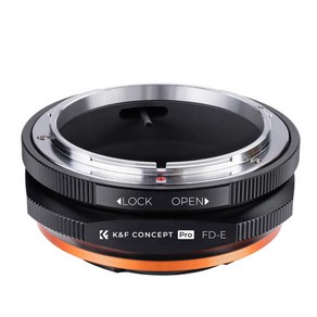 FD-E PRO _ Canon FD FL Lens - Sony E FE Body 용 K&F Concept 변환어뎁터, 1개