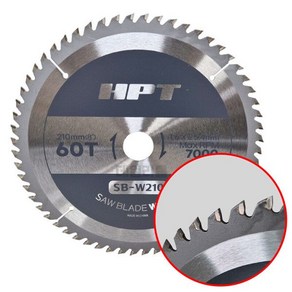 HPT 8인치 목재날 210mm 내경 25.4mm 각도절단기 원형톱날 목공날 스킬 커팅날, HPT 8인치 목재날 210mm 내경 25.4mm 각도, 1개
