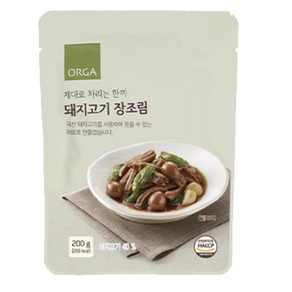 ORGA 제대로 차리는 한끼 돼지고기 장조림, 1개, 200g