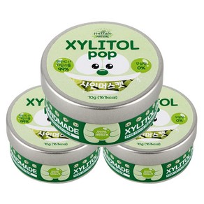 수제 장인 자일리톨 팝 캔디 사탕, 70g, 3개