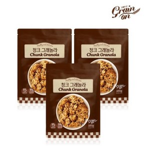 그레인온 청크 그래놀라 250g 3개