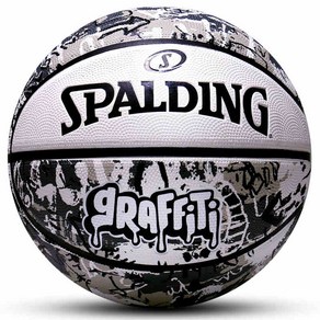 spalding NBA 스팔딩 라이트 스트리트 그래피티 라이트 7호 농구공 학생 친구 생일 선물, 1개