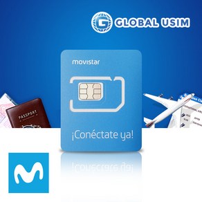 유럽유심 스페인 무비스타(Movista), 1개, 28일, 50GB(10GB x 5배)