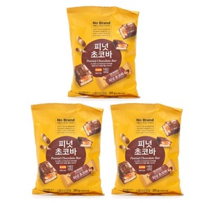 [노브랜드] 피넛초코바 252g x 3개 (무료배송)