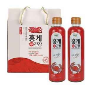 선물용 웰크리 홍게간장 500ml 2p(페트) 10세트 1박스 10개, 2개