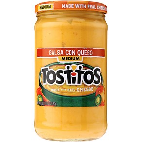 Tostitos Dip Salsa Con Queso Medium 23oz 토스티토스 딥 살사 콘 퀘소 미디엄 23온스, 652g, 1개