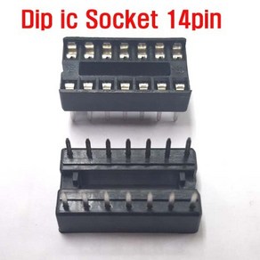 IC소켓14핀IC소켓 Dip IC socket (14PINX10개세트)DIP2.54Pitch 199-143, 10개