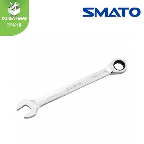 [SMATO]스마토 라쳇 콤비렌치 6mm 7mm 8mm 9mm 10mm 11mm 12mm 13mm 144mm 15mm 16mm 17mm 18mm 19mm, 1개