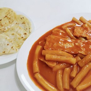 맛있는 대구 냉장 방촌떡볶이 방떡 납작만두 분식 캠 2-3인분, 보통맛1팩(2-3인분), -