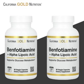 Califonia Gold Benfotiamine Alpha Lipoic Acid 2개, 90정