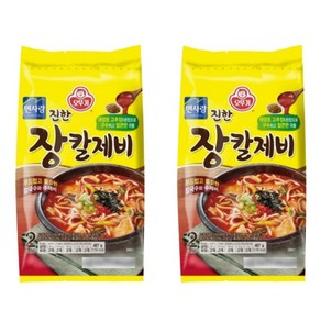 (냉장) 오뚜기 진한 장칼제비 2인분, 2개, 385g