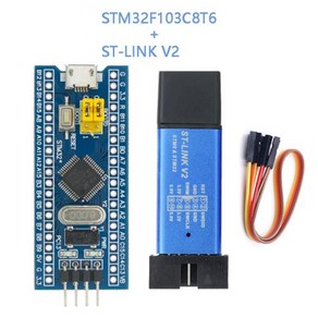 ST-Link STM32F103CT6 STM32F103C6T6 ST-Link V2 Mini STM STM32 시뮬레이터 다운로드 프로그래머 듀폰, 1개