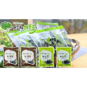 여수 거문도 해풍쑥 찐개떡 500g *2 + 찐송편 500g *2, 1개, 1개