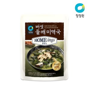 청정원 호밍스 버섯 들깨 미역국 450g x 12개