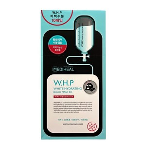 메디힐 WHP 미백수분 블랙 마스크팩 EX, 10개입, 3개