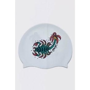 졸린 실리콘 수모 수영모자 스콜피오 전갈 Jolyn Silicone Swim Cap - Scopio, 1SZ, 1개