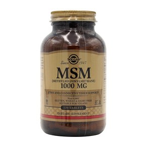 솔가 MSM 1000mg 120타블렛, 120정, 1개