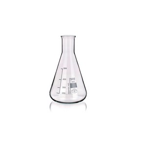 KAVALIERGLASS제품 삼각 세구 유리 플라스크 Simax Flask Naow-neck, 250ml 1/EA